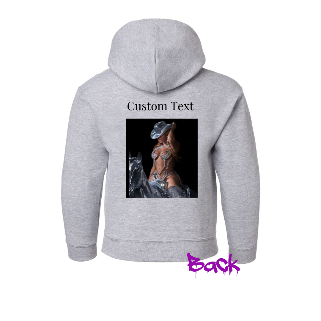 Youth Custom Photo Hoodie |  Graphic Hoodie | Birthday Hoodie | Theme Hoodies