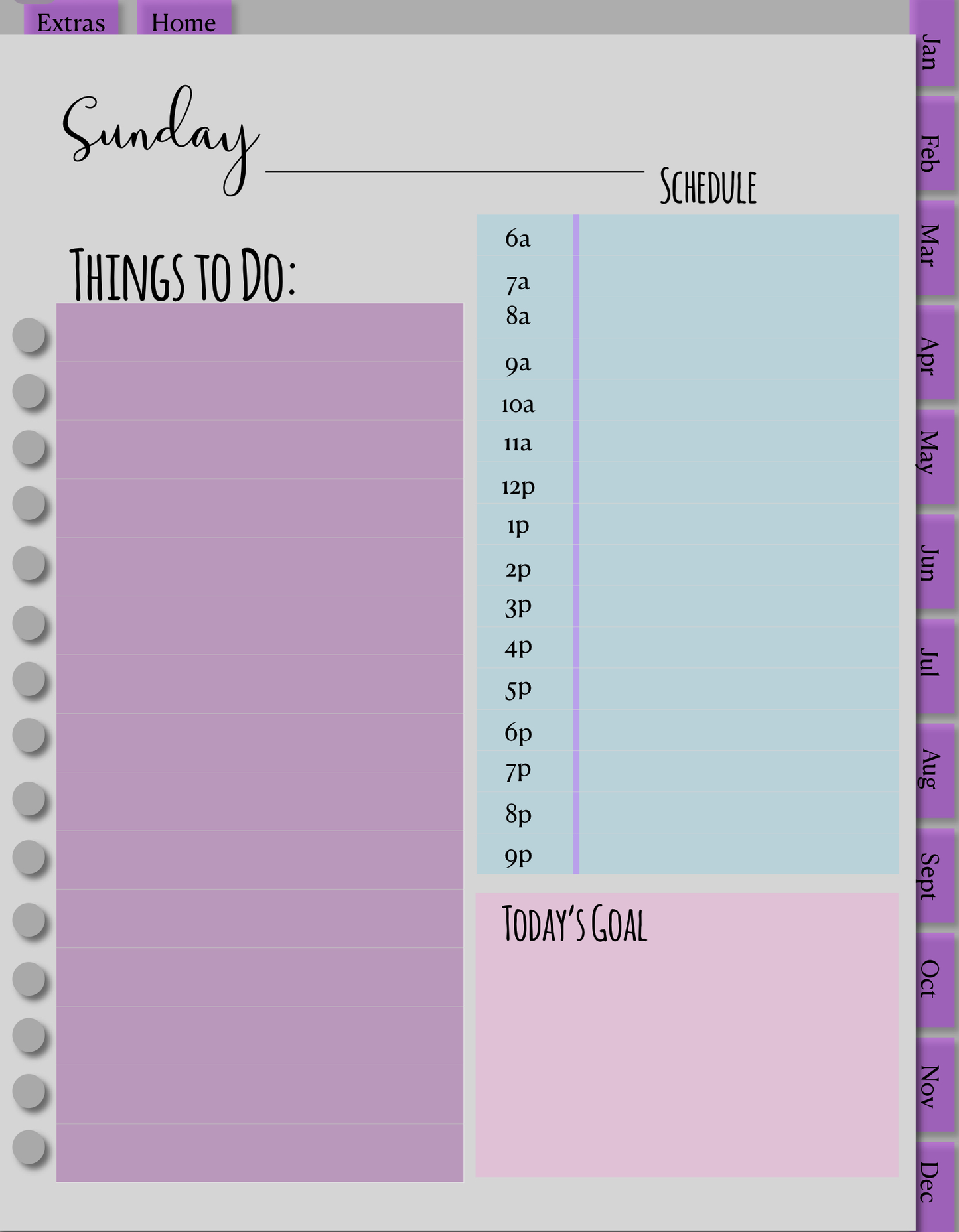 Digital Daily Planner