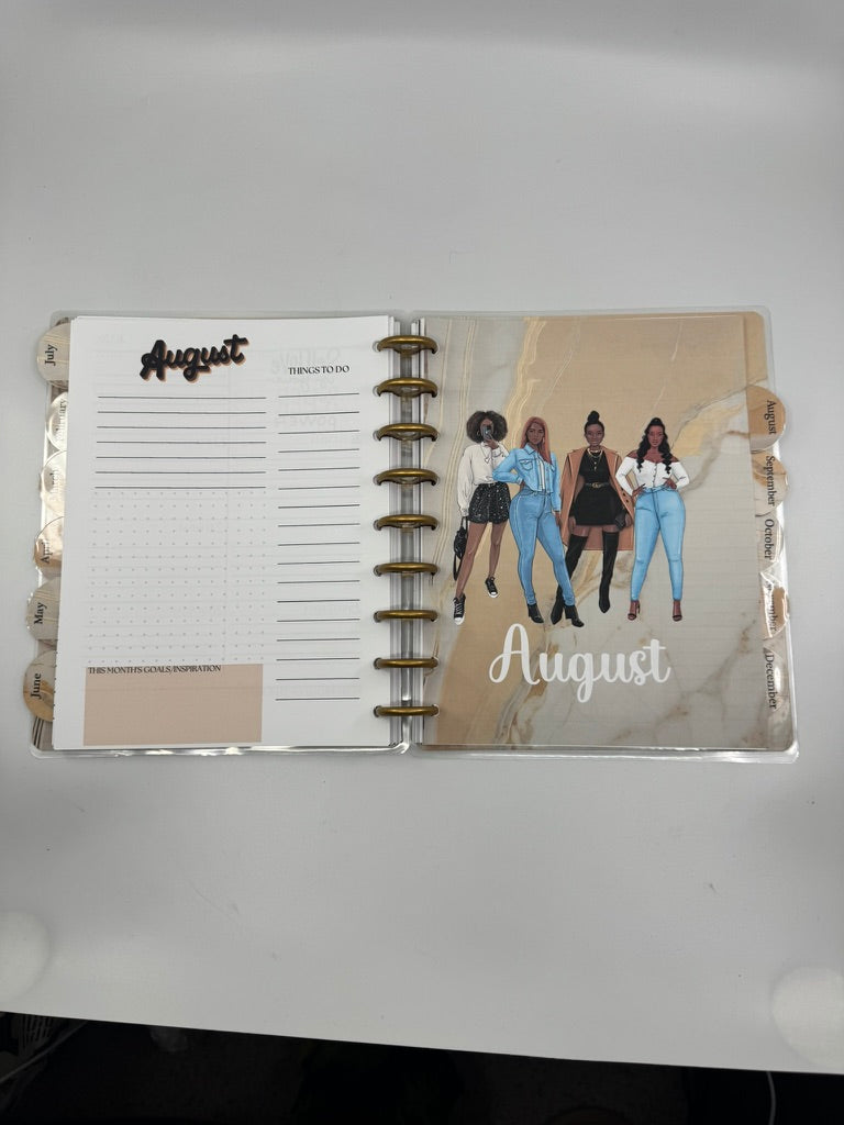 Black Girl Magic Theme 2026-2027 Planner Printed