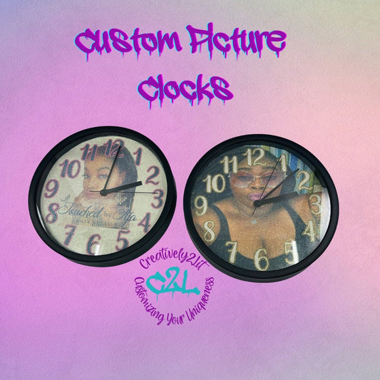 Custom Picture Clocks
