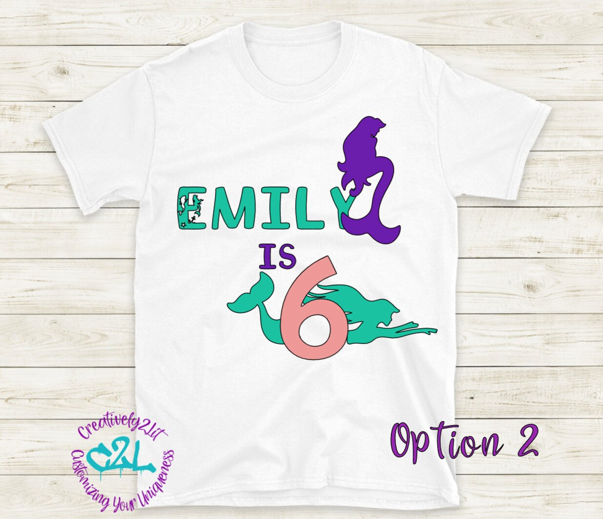 Mermaid Family Birthday Shirts
